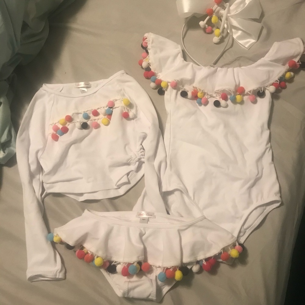 Stella Cove Swimsuit Bundle size 4 girls